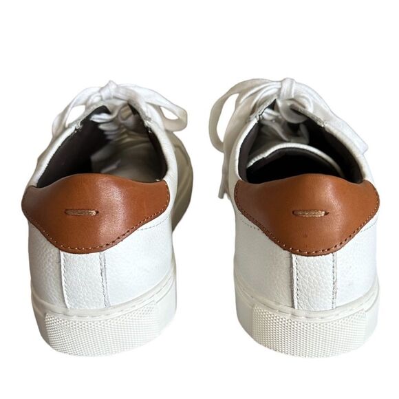 VITTORIO RUSSO Adan Low Top Sneaker In Tumbled/valentina White/nut - Picture 5 of 9